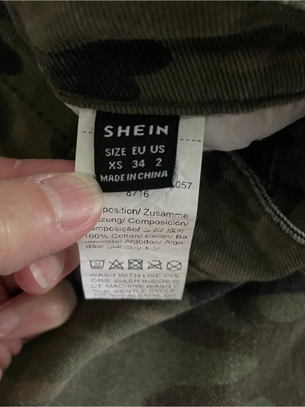 Olive & Brown Camo Cargo Pants